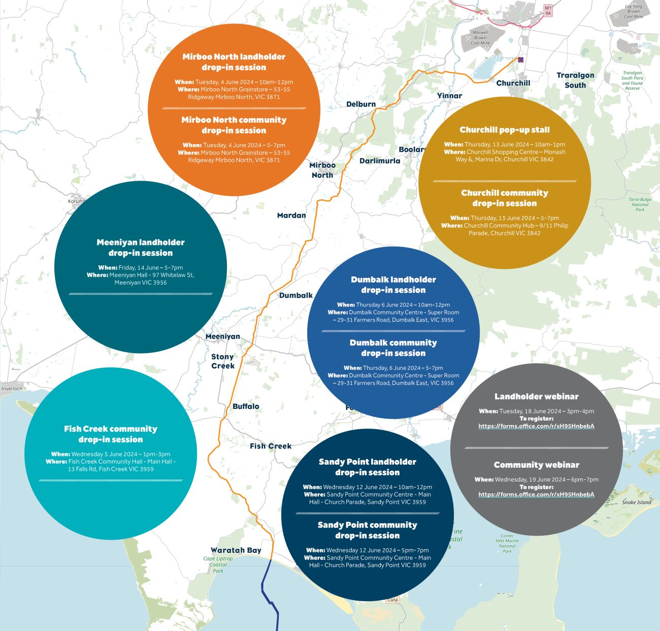 Vic Engagment map